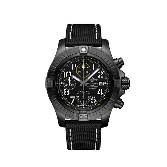 Breitling Replica Watch Avenger Chronograph 45 Night Mission DLC-Coated Titanium V13317101B1X1