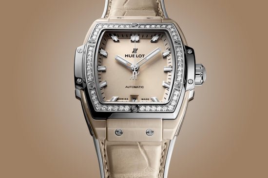 Hublot Replica Watch Spirit of Big Bang BEIGE CERAMIC TITANIUM DIAMONDS 665.CZ.891B.LR.1204