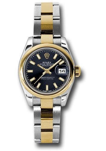 Replica Rolex Lady Datejust 26mm Watch 179163 bkso