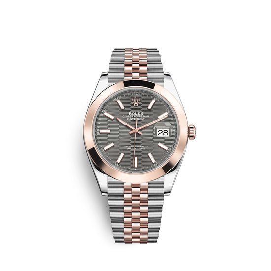 Rolex Replica Watch Datejust 41mm, Oystersteel and 18k Everose Gold, 126301-0020