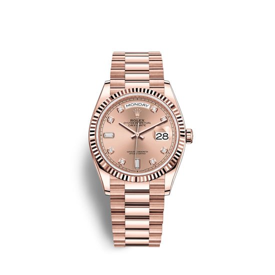 Rolex Replica Watch Day-Date 36 Everose gold 128235-0009