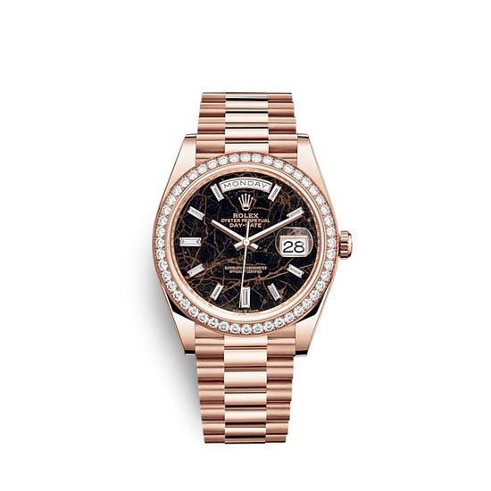 Rolex Replica Watch Day-Date 40 Everose gold 228345RBR-0016