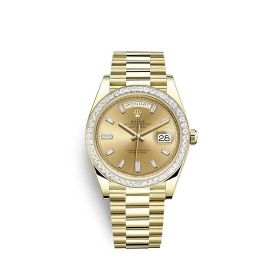 Rolex Replica Watch Day-Date 40 Yellow gold 228398TBR-0002