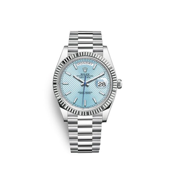 Rolex Replica Watch Day-Date, 40mm, Platinum, 228236-0005